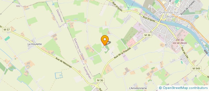 localisation de l'entreprise MONSIEUR NICOLAS GODYN à QUESNOY-SUR-DEULE