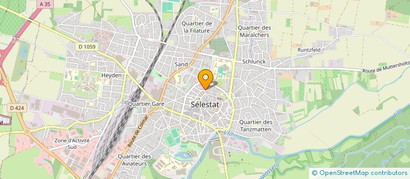 localisation de l'entreprise MONSIEUR NICOLAS GOLLE  SELESTAT