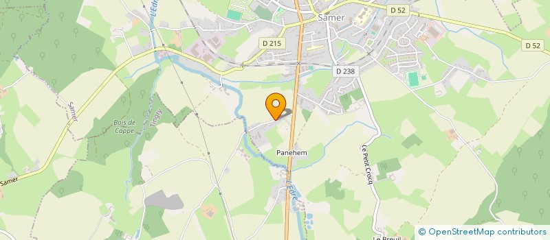 localisation de l'entreprise MONSIEUR NICOLAS GOLLIOT  SAMER