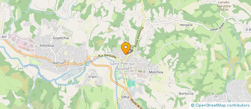 localisation de l'entreprise MONSIEUR NICOLAS GOMIS  SAINT-PEE-SUR-NIVELLE