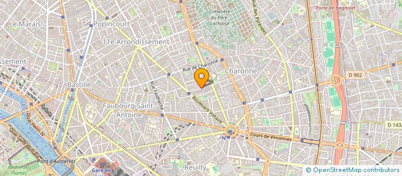 localisation de l'entreprise MONSIEUR NICOLAS GONIN  PARIS