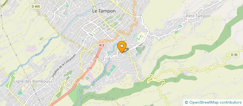 localisation de l'entreprise MONSIEUR NICOLAS GONTHIER  LE TAMPON