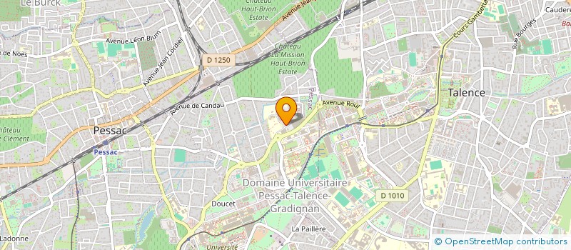 localisation de l'entreprise MONSIEUR NICOLAS GONTHIER  PESSAC