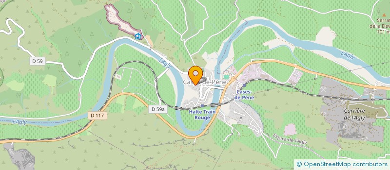 localisation de l'entreprise MONSIEUR NICOLAS GONZALEZ  CASES-DE-PENE