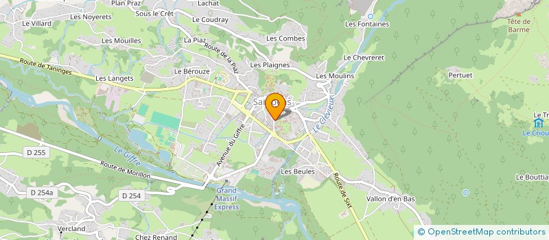 localisation de l'entreprise MONSIEUR NICOLAS GONZALEZ  SAMOENS