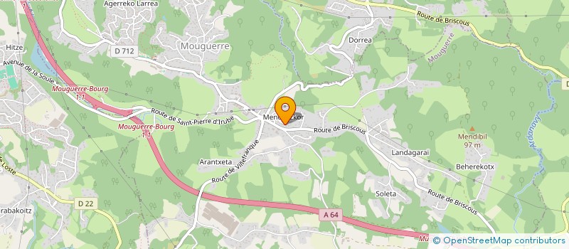 localisation de l'entreprise MONSIEUR NICOLAS GOROSTEGUI  MOUGUERRE