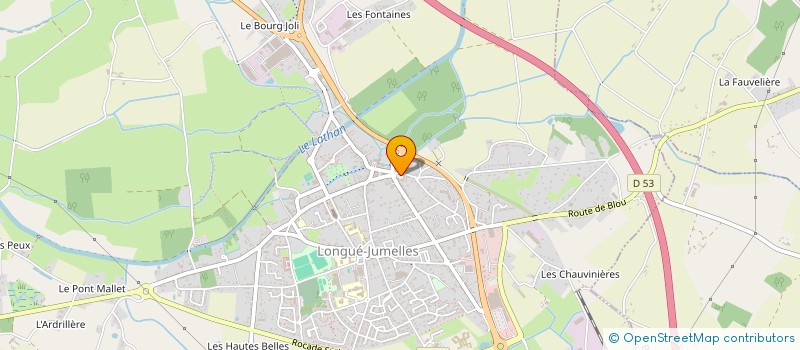 localisation de l'entreprise MONSIEUR NICOLAS GOSSEAUME  GENNES-VAL-DE-LOIRE