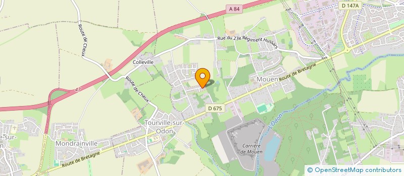 localisation de l'entreprise MONSIEUR NICOLAS GOSSELIN  MOUEN