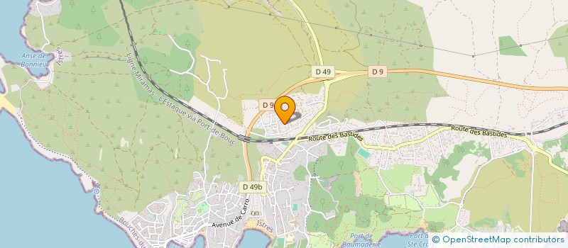 localisation de l'entreprise MONSIEUR NICOLAS GOSSIAUX  MARTIGUES