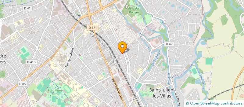 localisation de l'entreprise MONSIEUR NICOLAS GOSSMANN à SAINT-JULIEN-LES-VILLAS