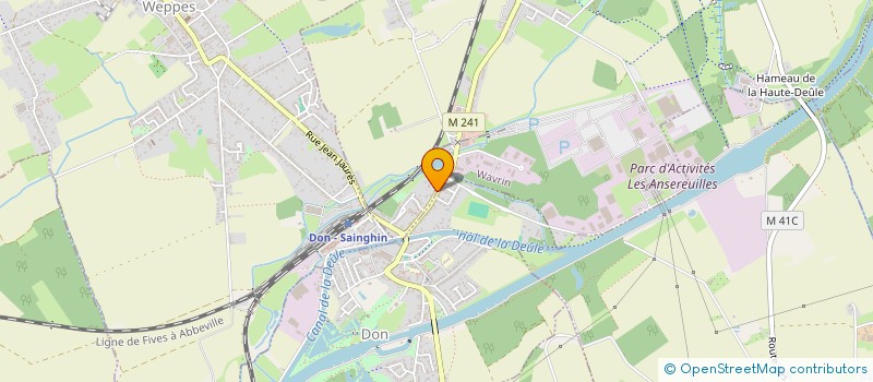 localisation de l'entreprise MONSIEUR NICOLAS GOSTEAU  WAVRIN