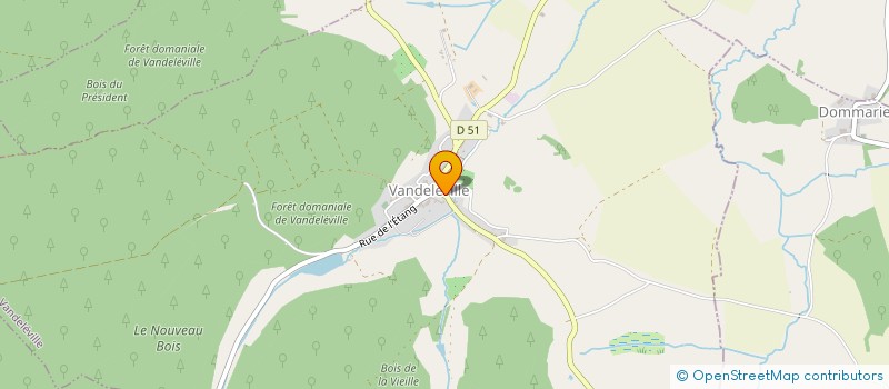 localisation de l'entreprise MONSIEUR NICOLAS GOTHIER  VANDELEVILLE