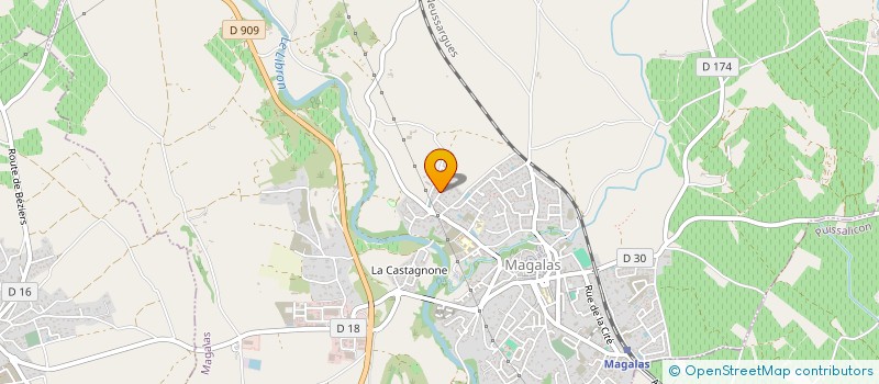 localisation de l'entreprise MONSIEUR NICOLAS GOUGUENHEIM  MAGALAS
