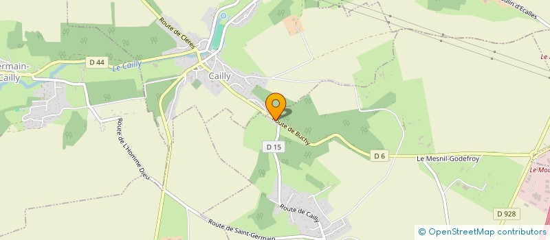 localisation de l'entreprise MONSIEUR NICOLAS GOUIN  CAILLY