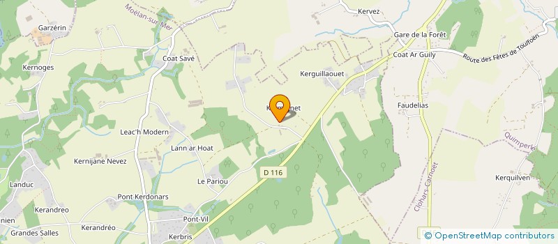 localisation de l'entreprise MONSIEUR NICOLAS GOULVEN  SAINT-THURIEN