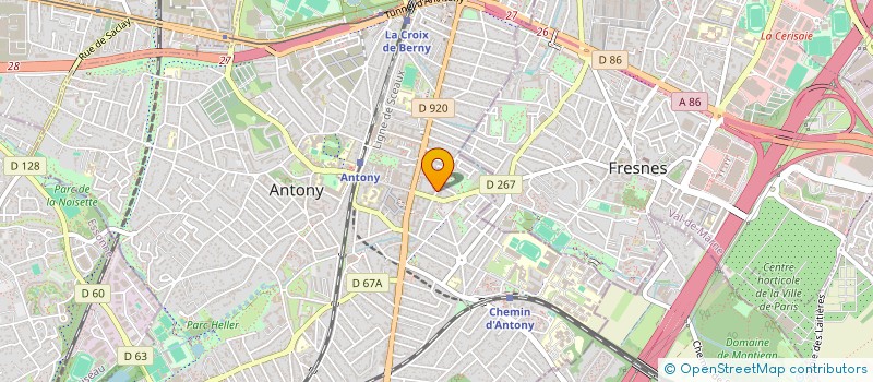 localisation de l'entreprise MONSIEUR NICOLAS GOUNOD à ANTONY