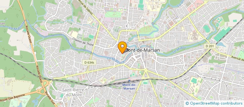 localisation de l'entreprise MONSIEUR NICOLAS GOURGUES  MONT-DE-MARSAN