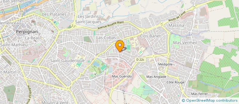 localisation de l'entreprise MONSIEUR NICOLAS GOUTAL  PERPIGNAN