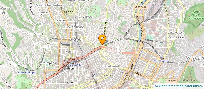 localisation de l'entreprise MONSIEUR NICOLAS GOUTTEFARDE  NICE