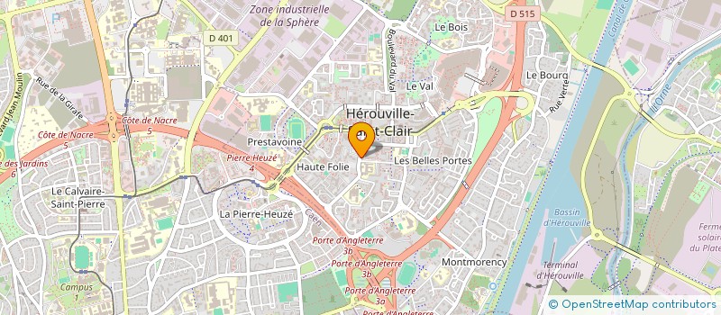 localisation de l'entreprise MONSIEUR NICOLAS GOUX  HEROUVILLE-SAINT-CLAIR