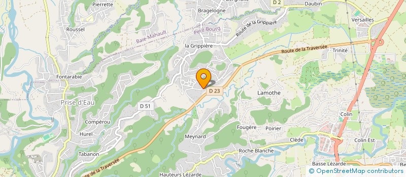 localisation de l'entreprise MONSIEUR NICOLAS GOUYER  PETIT-BOURG