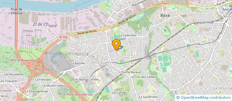 localisation de l'entreprise MONSIEUR NICOLAS GRAND  BOUGUENAIS