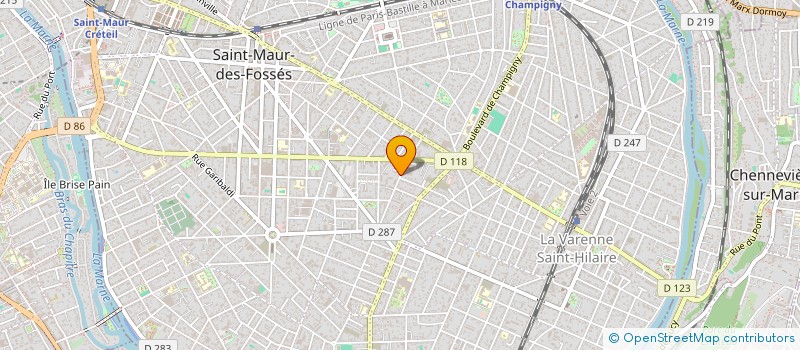 localisation de l'entreprise MONSIEUR NICOLAS GRANDDENIS à SAINT-MAUR-DES-FOSSES