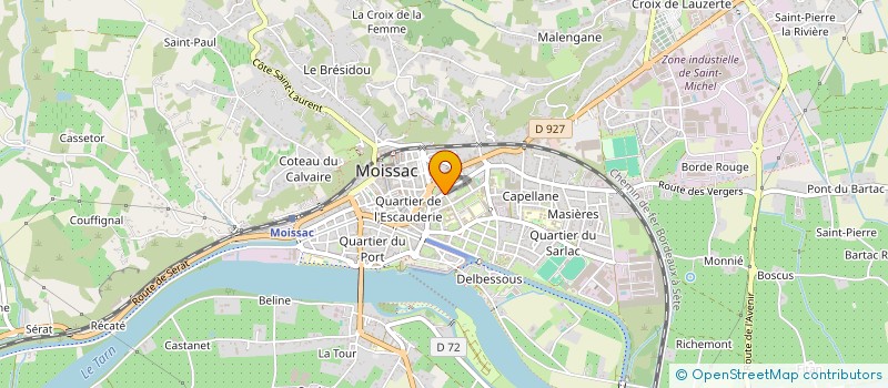 localisation de l'entreprise MONSIEUR NICOLAS GRANDJEAN à MOISSAC