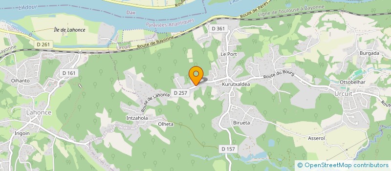 localisation de l'entreprise MONSIEUR NICOLAS GRANGE  URCUIT