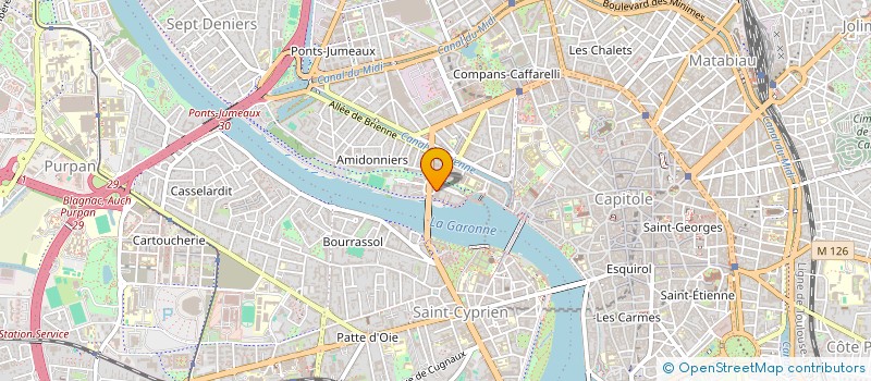 localisation de l'entreprise MONSIEUR NICOLAS GRANOMORT  TOULOUSE