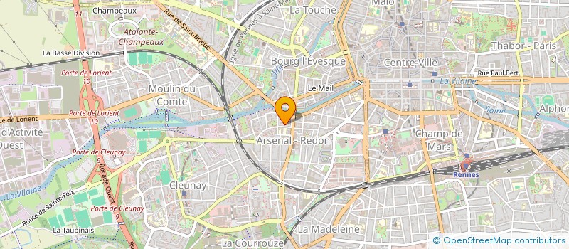 localisation de l'entreprise MONSIEUR NICOLAS GRANSARD  RENNES