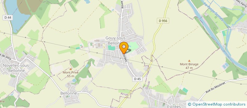 localisation de l'entreprise MONSIEUR NICOLAS GRARD  GOUY-SOUS-BELLONNE