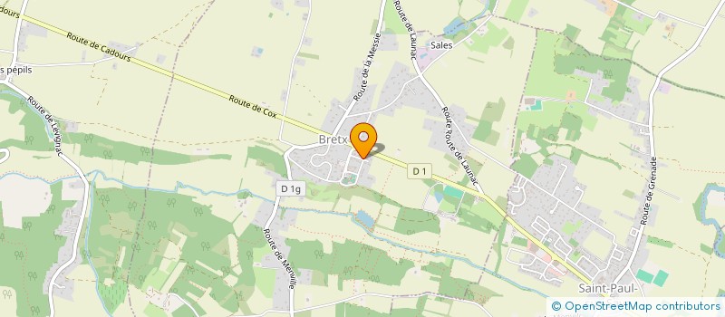 localisation de l'entreprise MONSIEUR NICOLAS GRASSET  BRETX