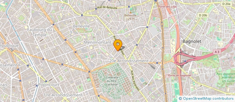 localisation de l'entreprise MONSIEUR NICOLAS GRAVET  PARIS