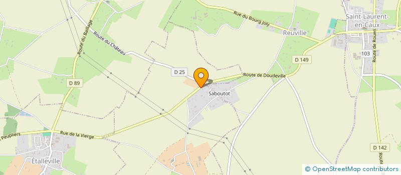 localisation de l'entreprise MONSIEUR NICOLAS GRAVIER  PRETOT-VICQUEMARE