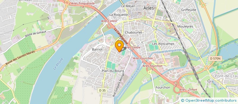 localisation de l'entreprise MONSIEUR NICOLAS GREGOIRE  ARLES