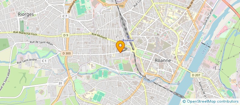 localisation de l'entreprise MONSIEUR NICOLAS GRENIER  ROANNE