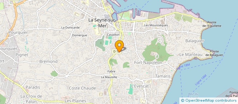 localisation de l'entreprise MONSIEUR NICOLAS GRENNA à LA SEYNE-SUR-MER