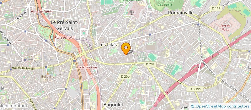 localisation de l'entreprise MONSIEUR NICOLAS GRIENENBERGER à LES LILAS