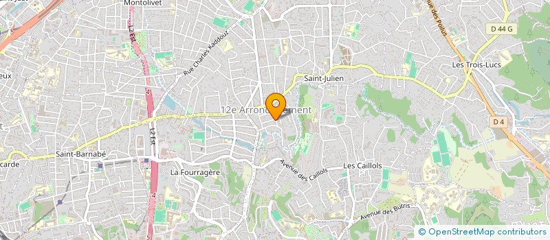 localisation de l'entreprise MONSIEUR NICOLAS GRILL à MARSEILLE 12EME