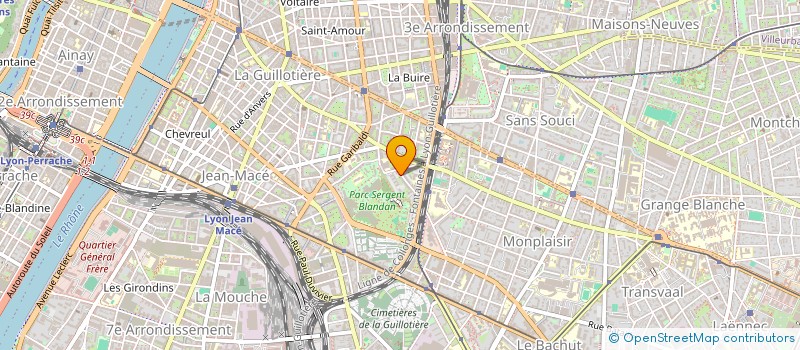 localisation de l'entreprise MONSIEUR NICOLAS GRILLET  LYON