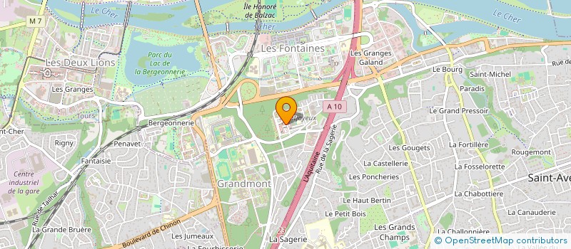 localisation de l'entreprise MONSIEUR NICOLAS GRIMARD  TOURS