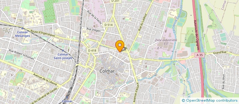 localisation de l'entreprise MONSIEUR NICOLAS GROISIL  COLMAR