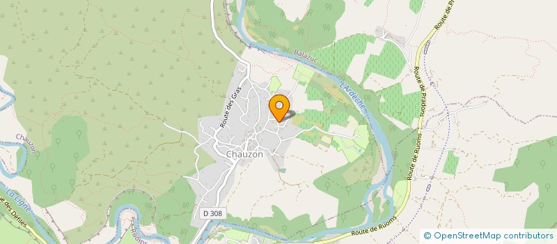 localisation de l'entreprise MONSIEUR NICOLAS GROS  CHAUZON