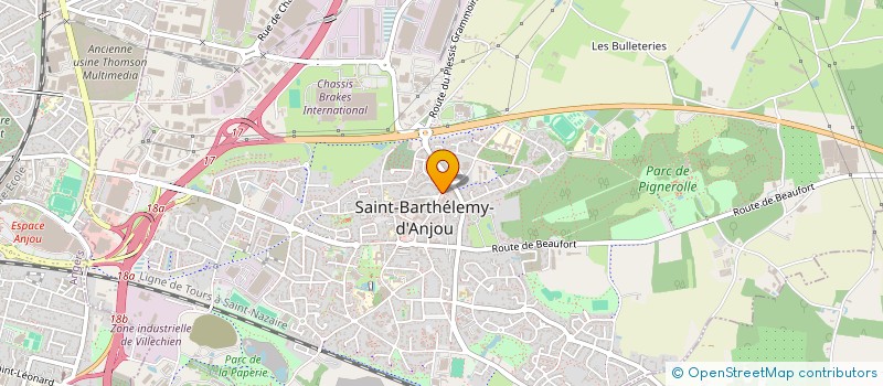 localisation de l'entreprise MONSIEUR NICOLAS GROSBOIS à SAINT-BARTHELEMY-D'ANJOU