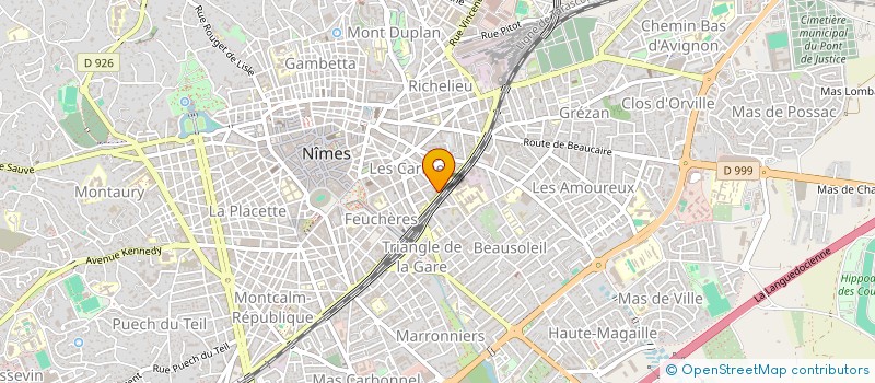 localisation de l'entreprise MONSIEUR NICOLAS GROSMAIRE  NIMES