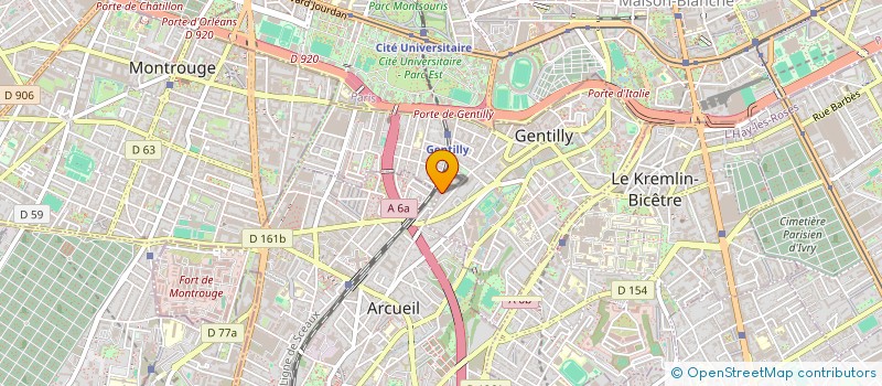 localisation de l'entreprise MONSIEUR NICOLAS GROULT à GENTILLY