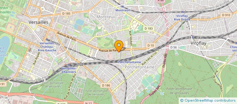 localisation de l'entreprise MONSIEUR NICOLAS GROUT à VERSAILLES