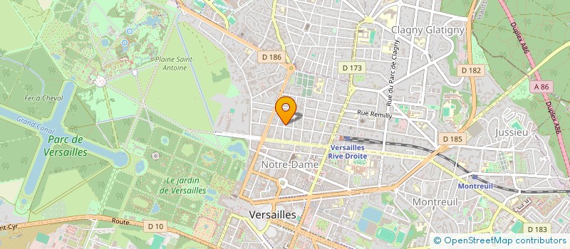 localisation de l'entreprise MONSIEUR NICOLAS GROZOS à VERSAILLES