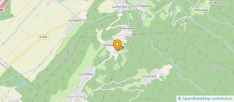 localisation de l'entreprise MONSIEUR NICOLAS GRUCHET  BONVILLARD